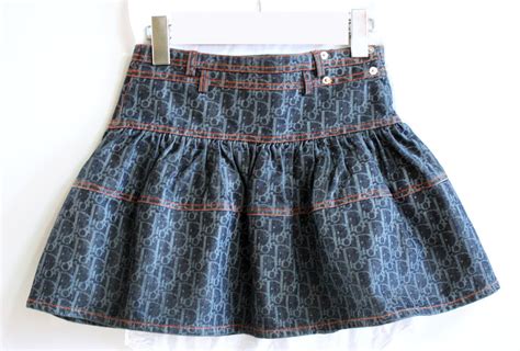 dior skirt kids|Dior denim skirt.